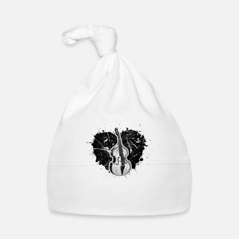 Contrebasse Contrebassiste Contrebassiste Bonnet bio Bébé
