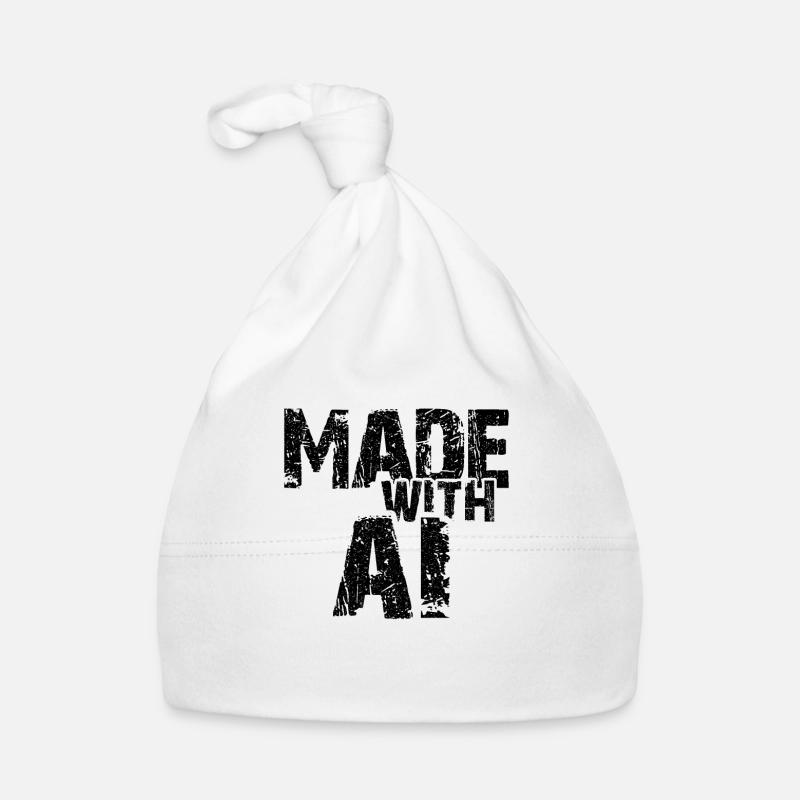 AI Künstliche Intelligenz Lustiger Nerd Spruch Baby Bio-Mütze