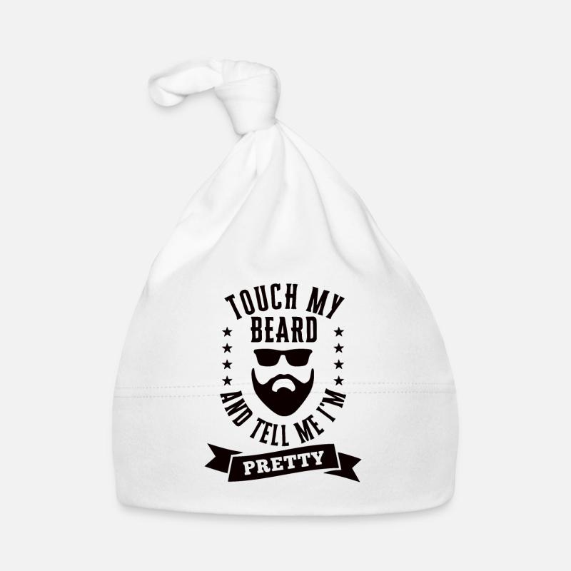 Full beard and beard bearer Beard hair Moustache Organic Baby Cap