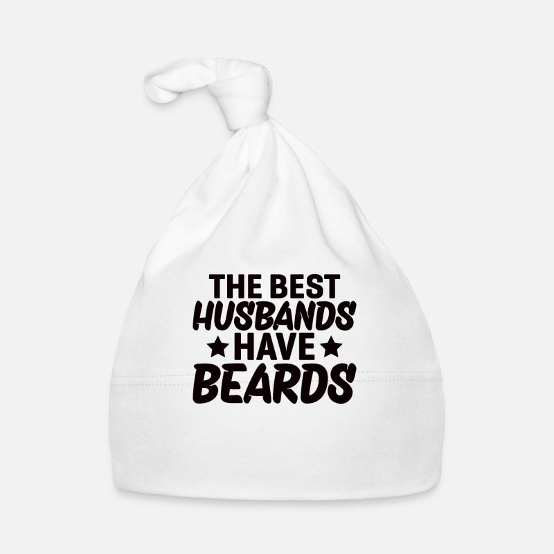 Father Beard Husband Papa Legend Full Beard Organic Baby Cap