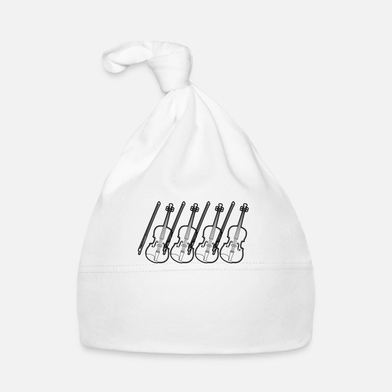 Violin Violinist Violinist Organic Baby Cap
