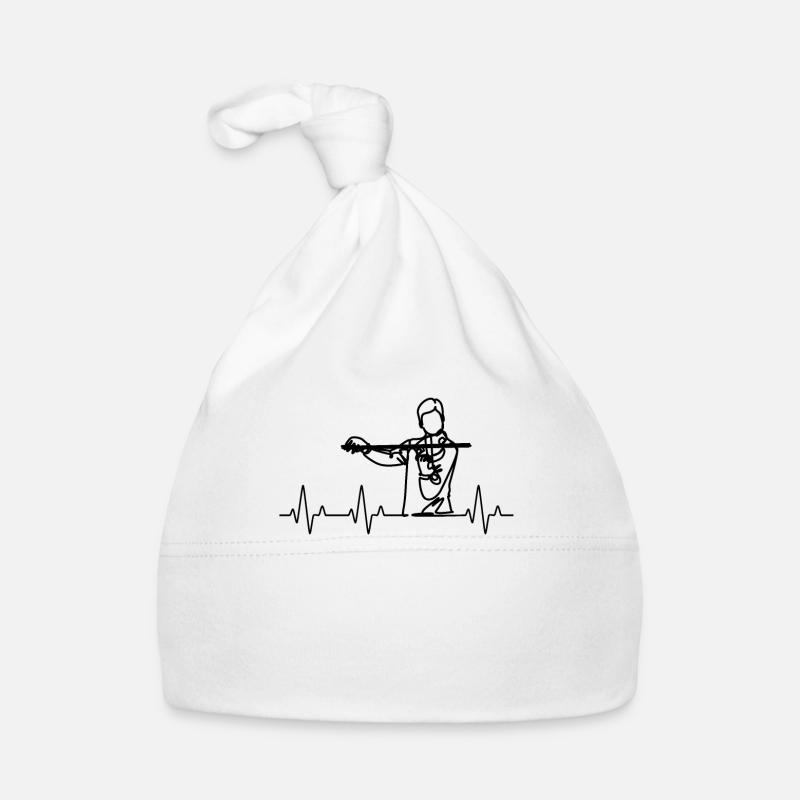 Violin Violinist Violinist Organic Baby Cap