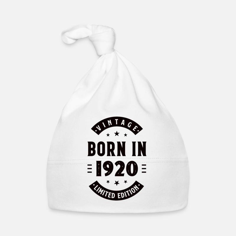 1920 - Born 1920 - Fantastic since 1920 Organic Baby Cap