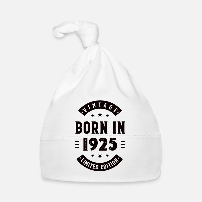 Legends born in 1925 Birthday Organic Baby Cap