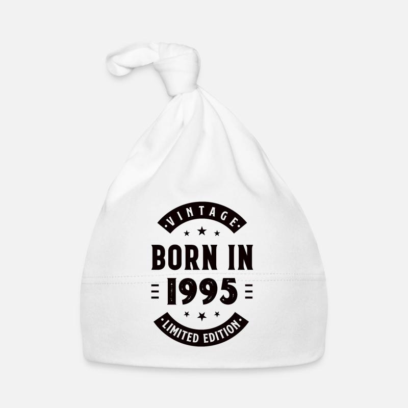 1995 - Année de construction 1995 - Né en 1995 Bonnet bio Bébé