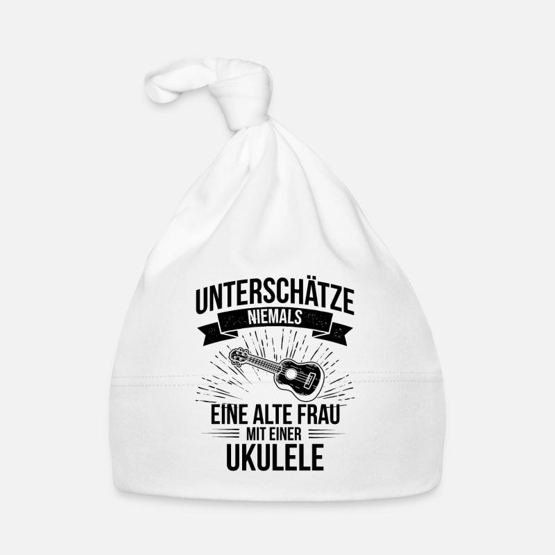 Ukulele Ukulele-Spieler Ukulelist Baby Bio-Mütze
