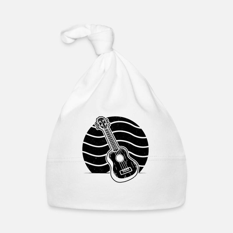 Ukulélé Joueur de ukulélé Ukuléléliste Bonnet bio Bébé