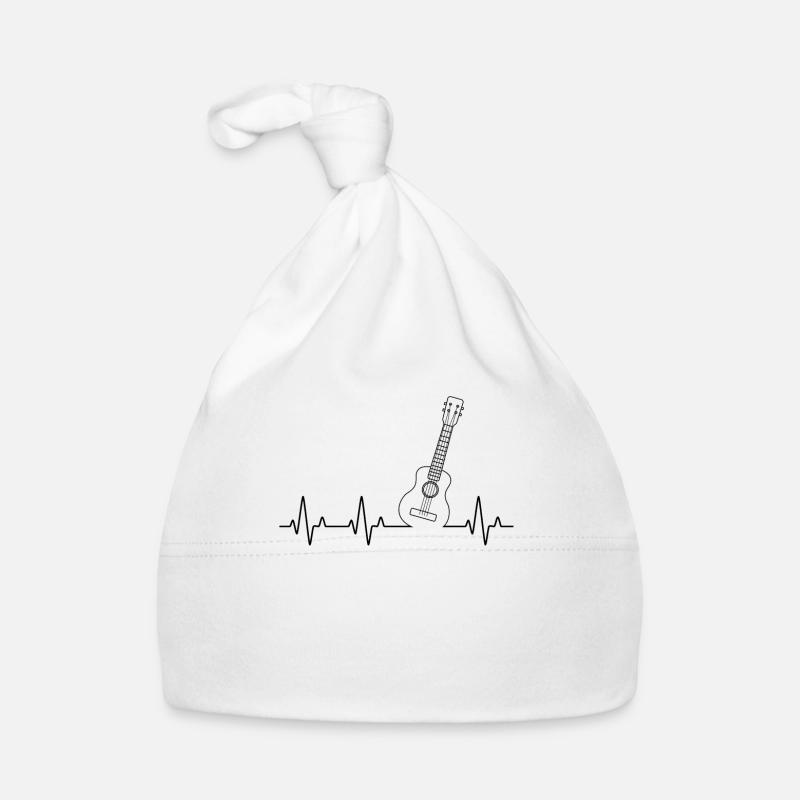 Ukulélé Joueur de ukulélé Ukuléléliste Bonnet bio Bébé