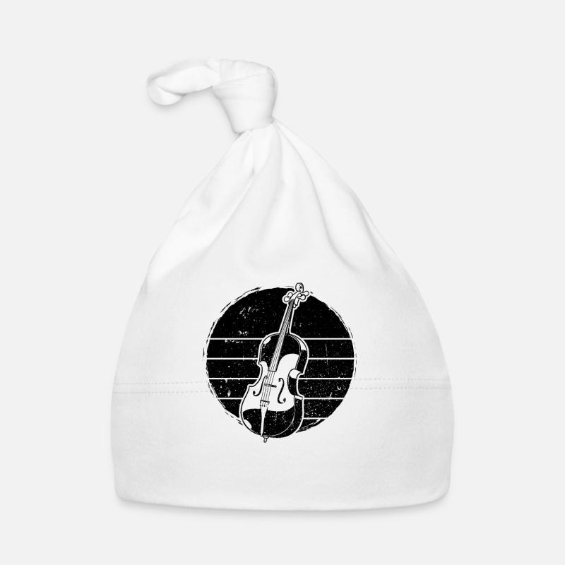 Cello Cellospieler Cellist Baby Bio-Mütze