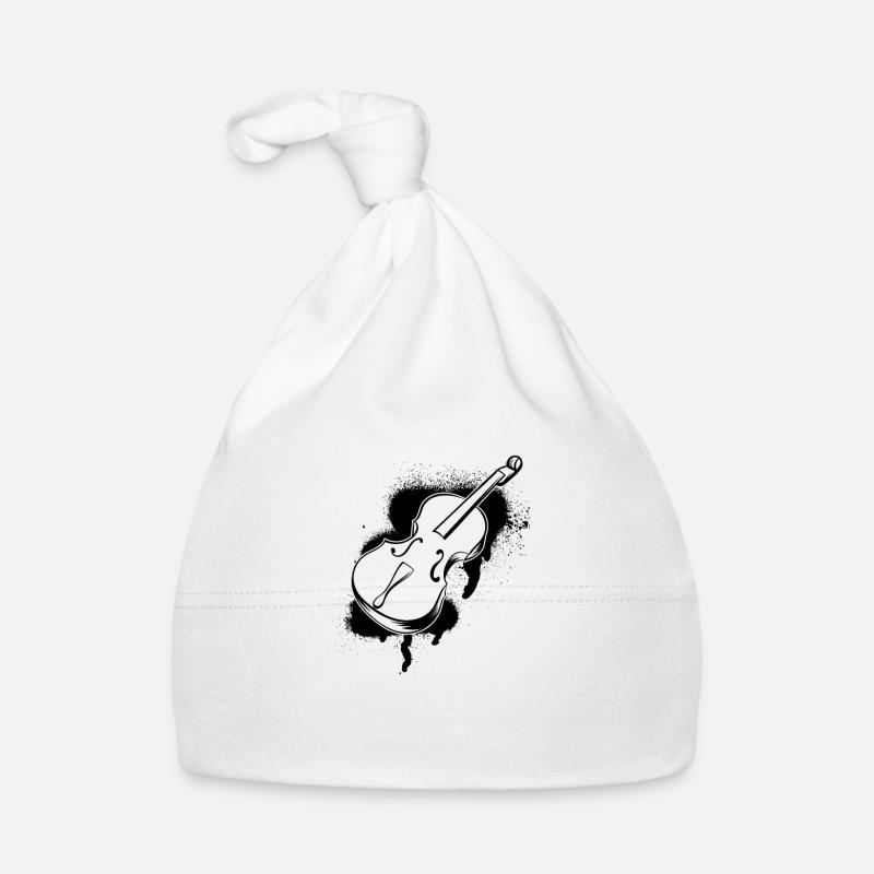 Cello Cellospieler Cellist Baby Bio-Mütze