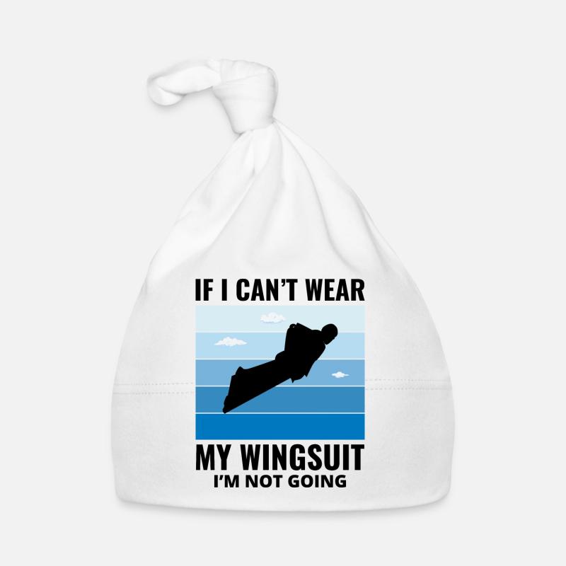 Wingsuit flying Base Jumping Skydiving Wingsuiting Organic Baby Cap