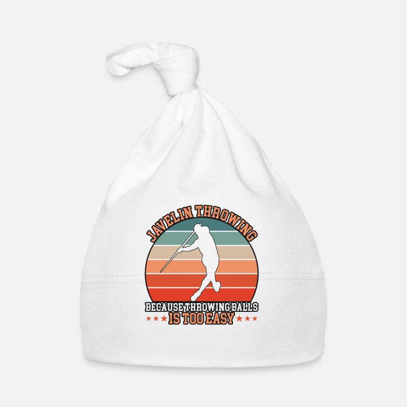 Lancer du javelot parce que lancer des balles Bonnet bio Bébé