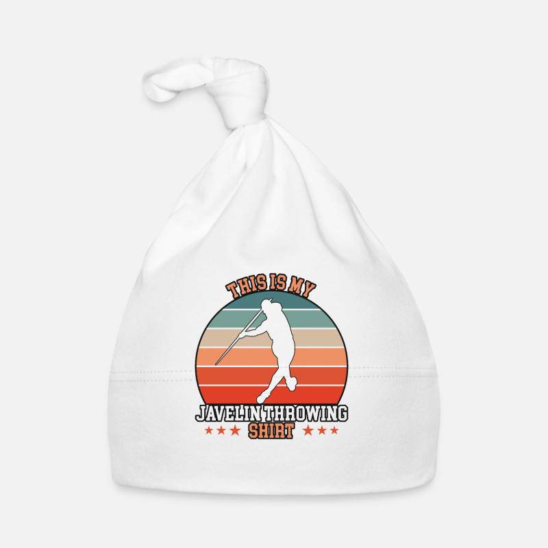 Javelin Throwing Javelin Throw Organic Baby Cap