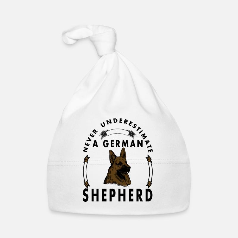 German Shepherd Dog Sayings Gift Idea Organic Baby Cap