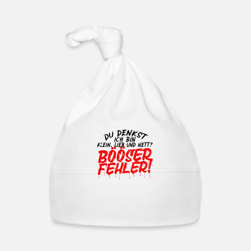 DU DENKST ICH BIN KLEIN, LIEB UND NETT? FEHLER! Baby Bio-Mütze