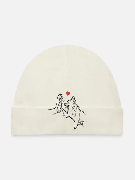 Cute Chihuahuas Love Chihuahua - Organic Baby Cap - white - Front