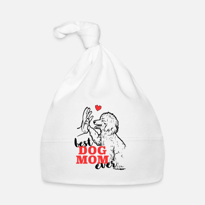 Beste Pudel Mama Poodle Hund Baby Bio-Mütze