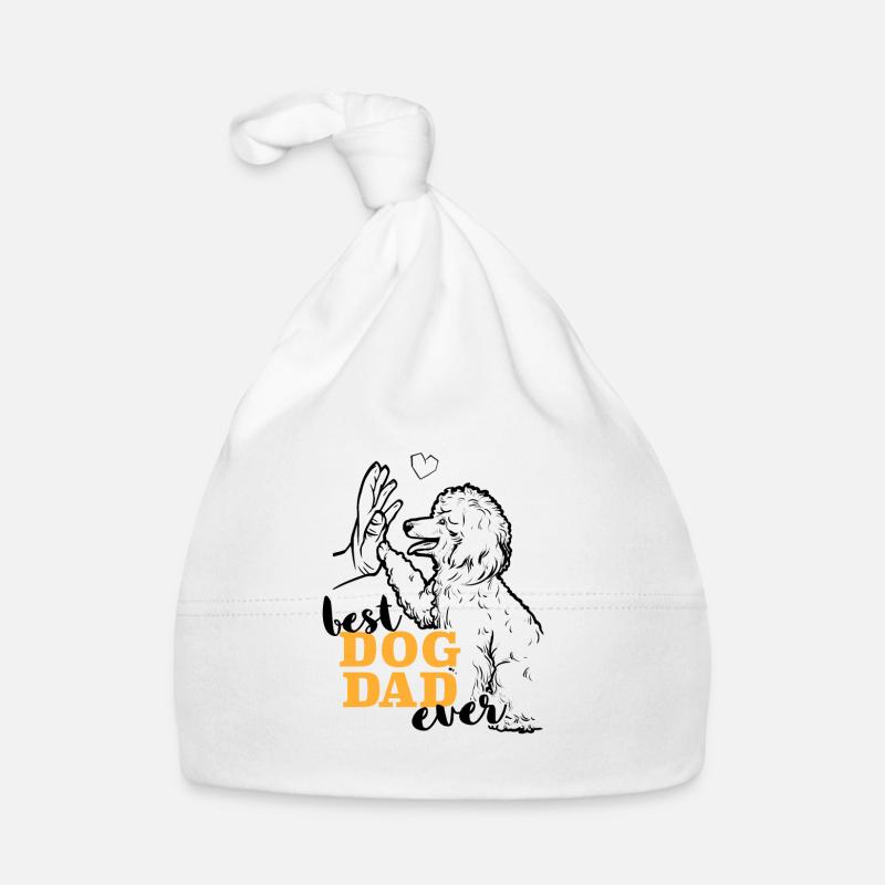 Bester Pudel Papa Pudel Baby Bio-Mütze