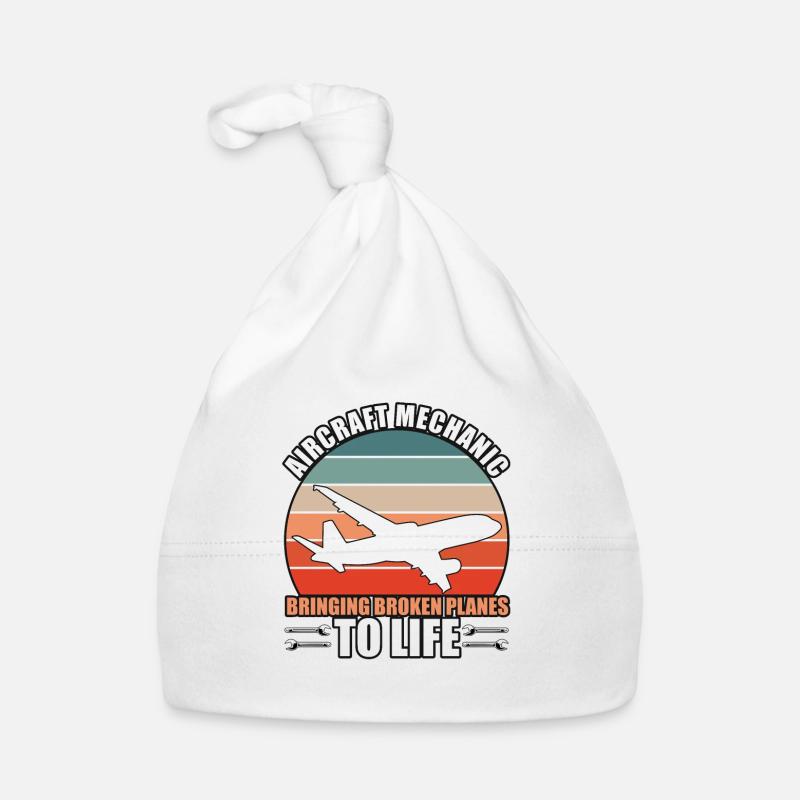 Flugzeugtechniker Baby Bio-Mütze