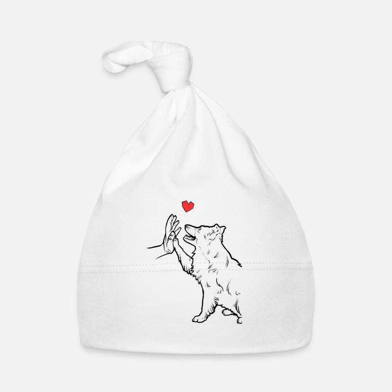 Border Collie Cute Border Collie Love Border Organic Baby Cap