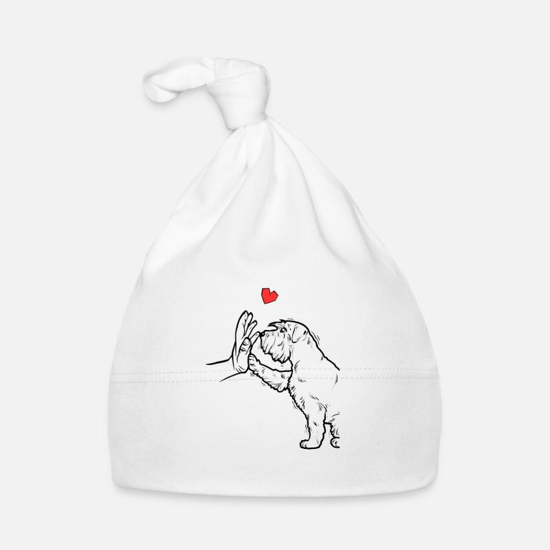 Schnauzer miniature mignon miniature Bonnet bio Bébé