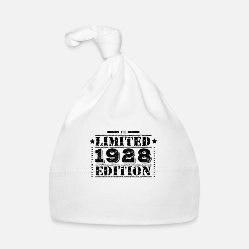 1928 Limited Edition Geburtstag Baby Bio-Mütze