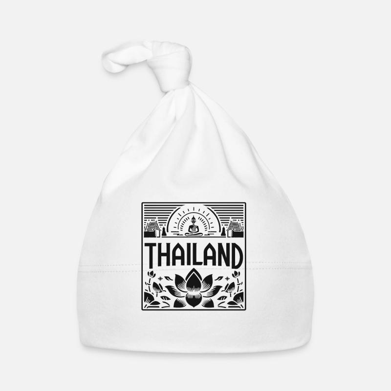 Pagode spirituelle thaïlandaise pour éléphants Thaïlande Bonnet bio Bébé