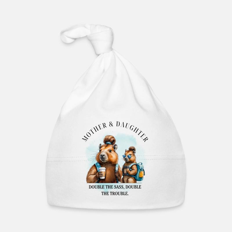 Deux fois plus effronté, deux fois plus sauvage Bonnet bio Bébé