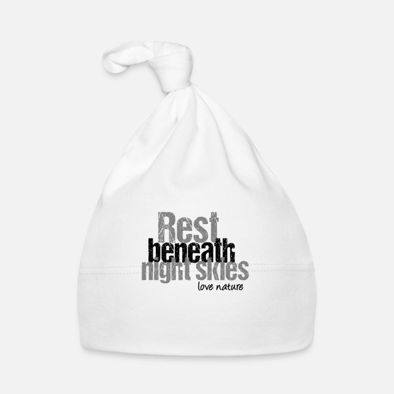 Tranquillité sous le ciel nocturne Bonnet bio Bébé