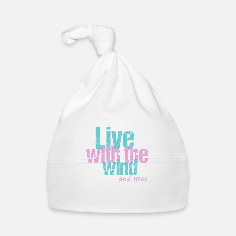 Leben mit Wind und Bäumen Baby Bio-Mütze
