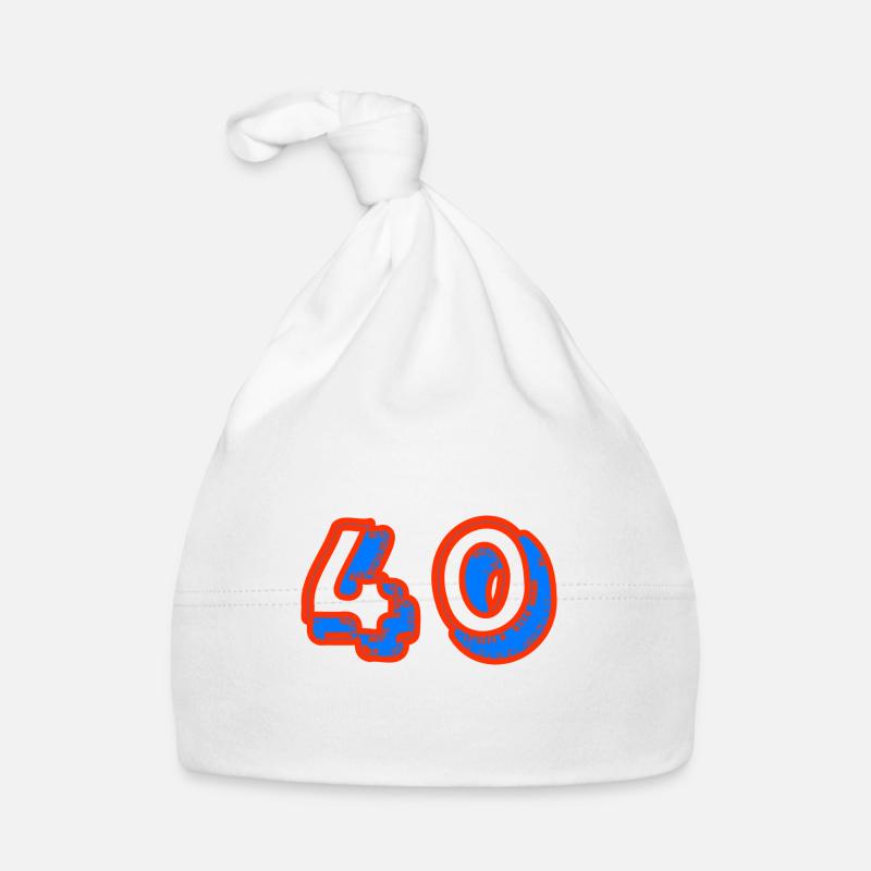 40. 40 YEARS. 40th ANNIVERSARY. 40TH ANNIVERSARY. Organic Baby Cap