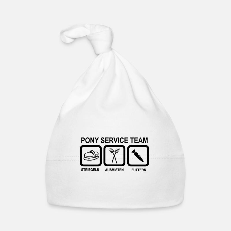 Pony Baby Bio-Mütze
