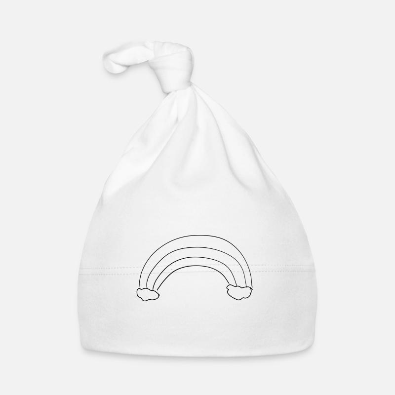 regenbogen symbol wolken Baby Bio-Mütze