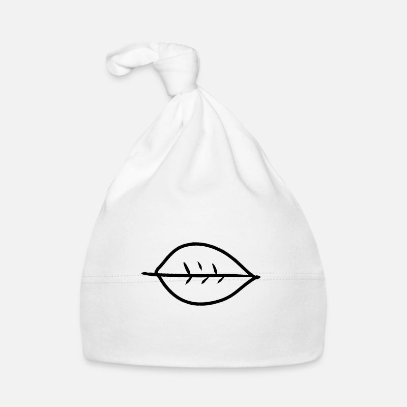 Feuille Symbole Forme Nature Bonnet bio Bébé