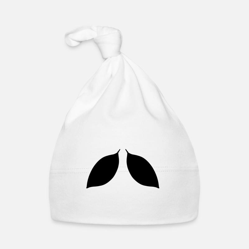 zwei Blätter blatt symbol Baby Bio-Mütze