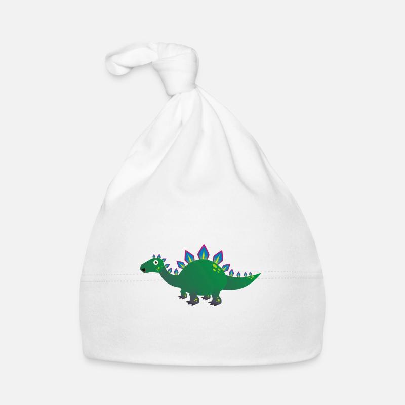 Dessin animé dragon dinosaure vert bébé Bonnet bio Bébé