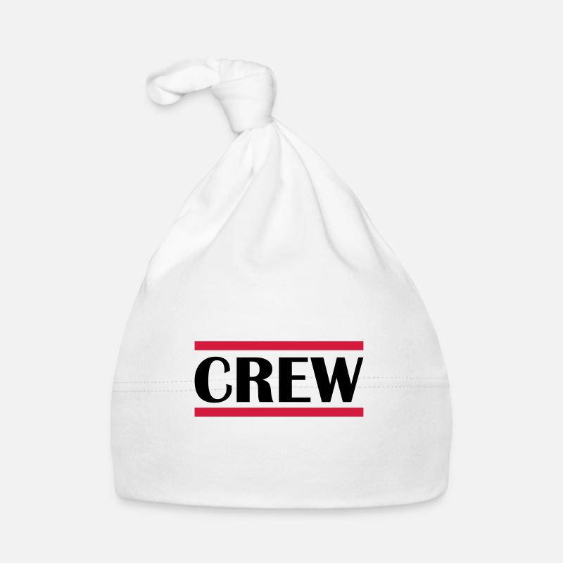 crew - Baby Bio-Mütze - Weiß
