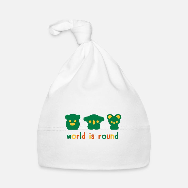 ours comiques ronds du monde Bonnet bio Bébé