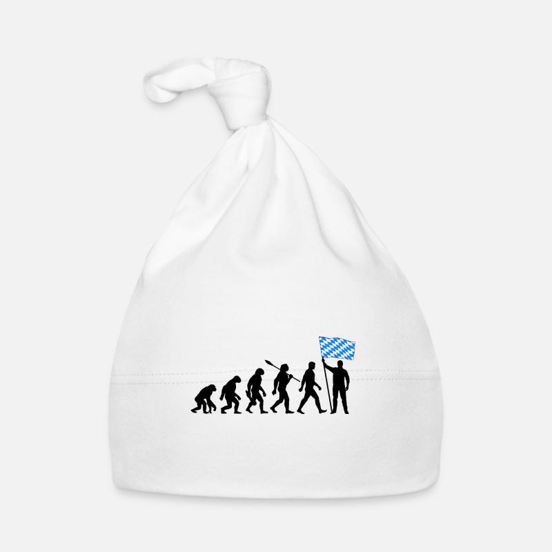 Bayern - Evolution - Flagge - Nation Baby Bio-Mütze