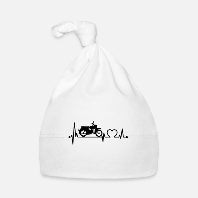 Simson Sperber Herzschlag -schwarz- Baby Bio-Mütze