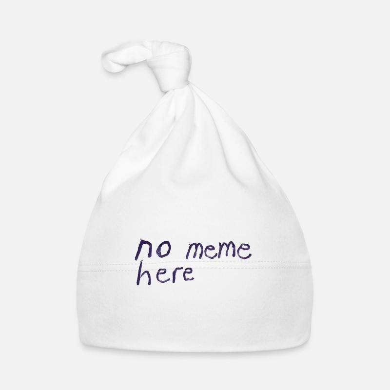 no meme here Organic Baby Cap