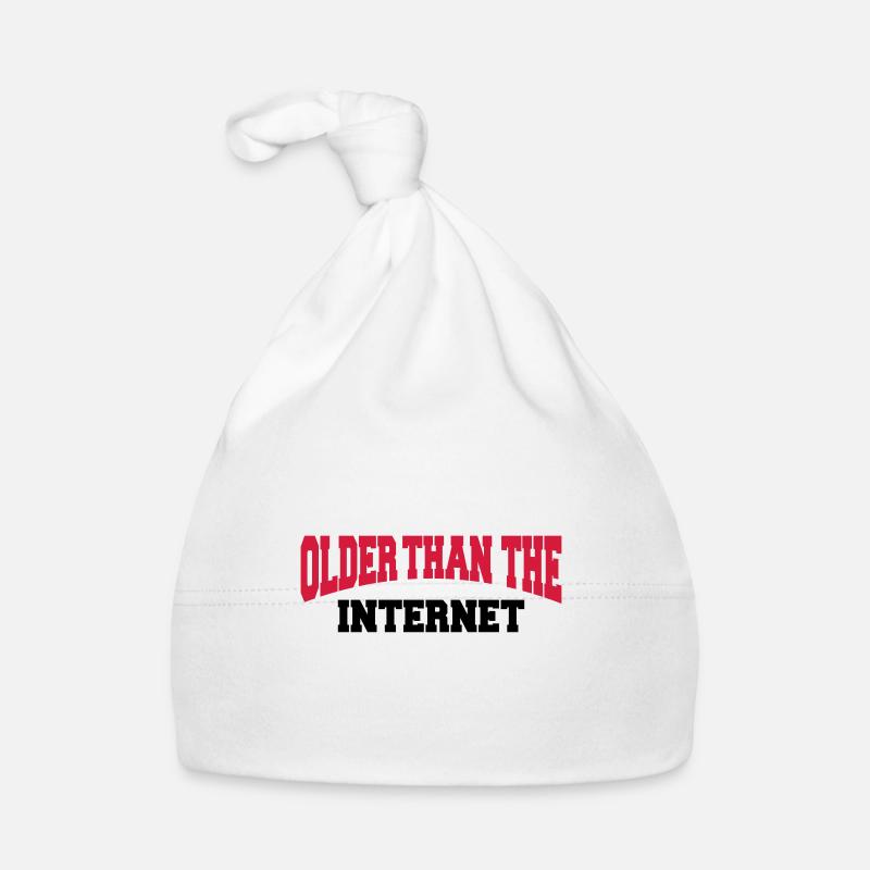 Older than the internet - Bonnet bio Bébé - blanc