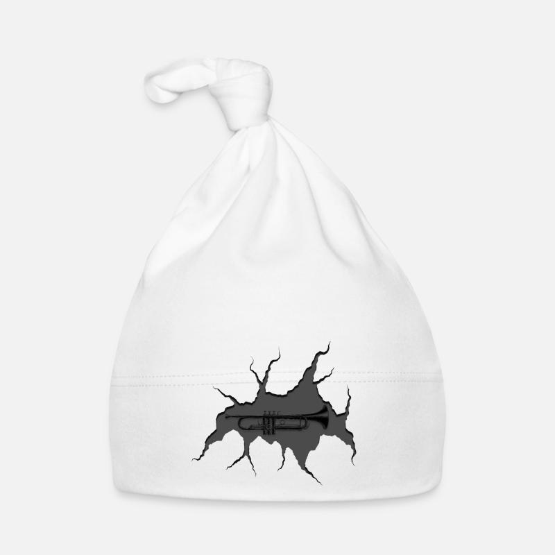 Trompette trompette trompette amant cadeau Bonnet bio Bébé