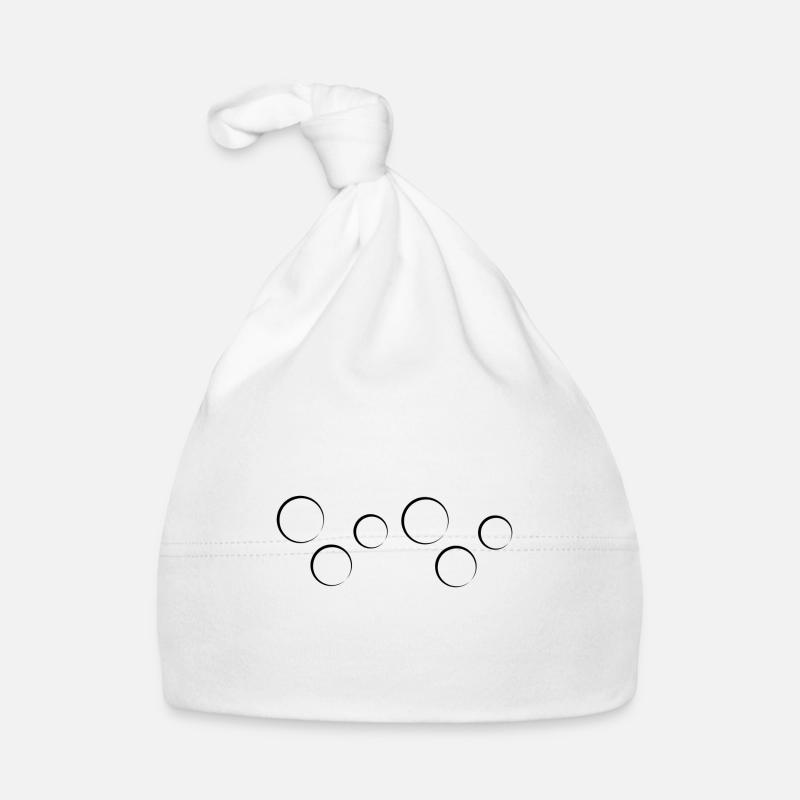 Six Circles Circle Shape Symbol Organic Baby Cap