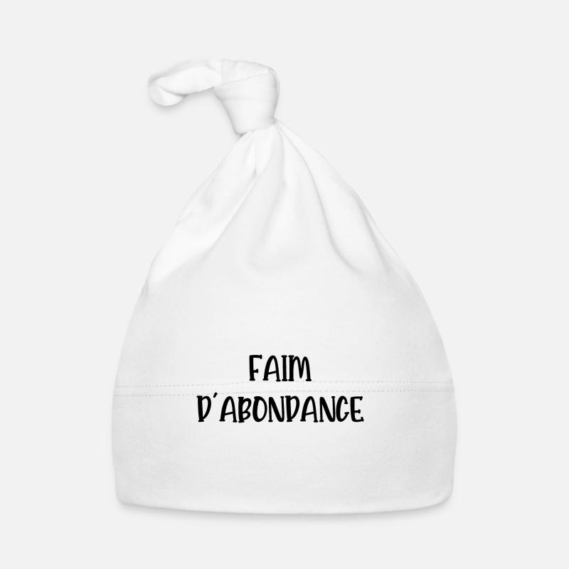 faim d'abondance Bonnet bio Bébé