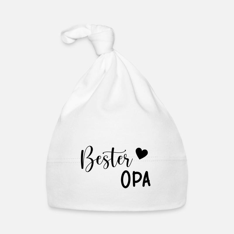 Bester Opa Geschenkidee Baby Bio-Mütze