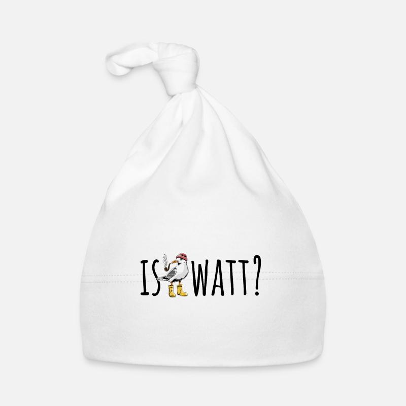 Möwe - Is Watt? - Nordsee - Geschenk Baby Bio-Mütze