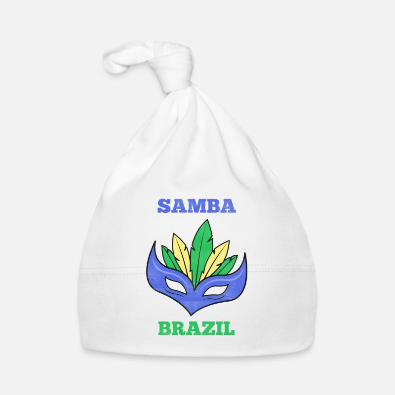 Cadeau Samba Brésil Bonnet bio Bébé