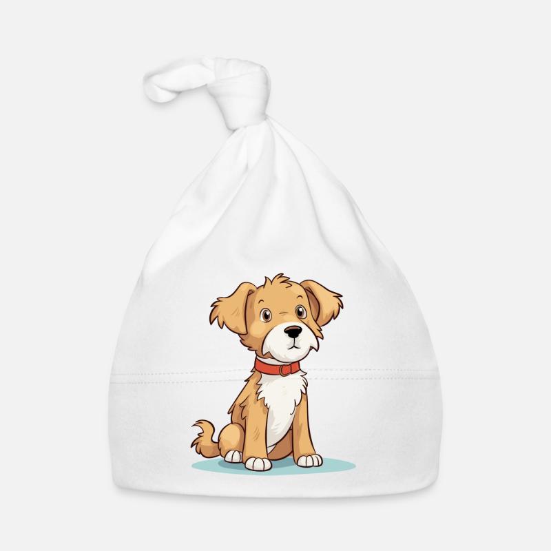 Conception de chien mignon pour les propriétaires de chiens Bonnet bio Bébé