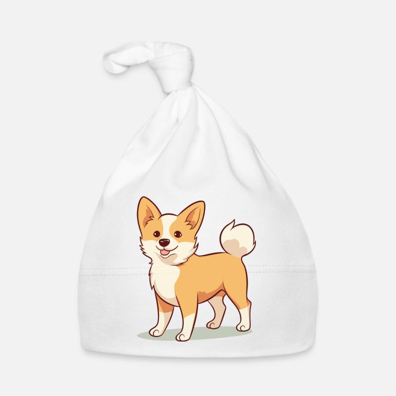 Conception de chien mignon pour les propriétaires de chiens Bonnet bio Bébé